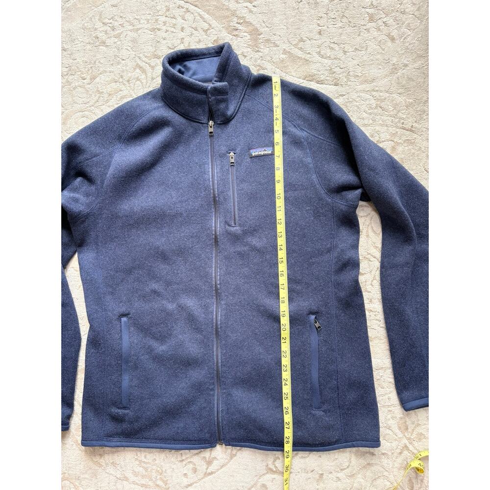 Patagonia Men's Large Navy Better Sweater Fleece Full Zip Jacket - Picture 7 of 9
